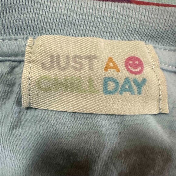 Just A Chill Day It's A Me Mario Men's Blue T Shirt Size XL Short Length - Picture 2 of 4